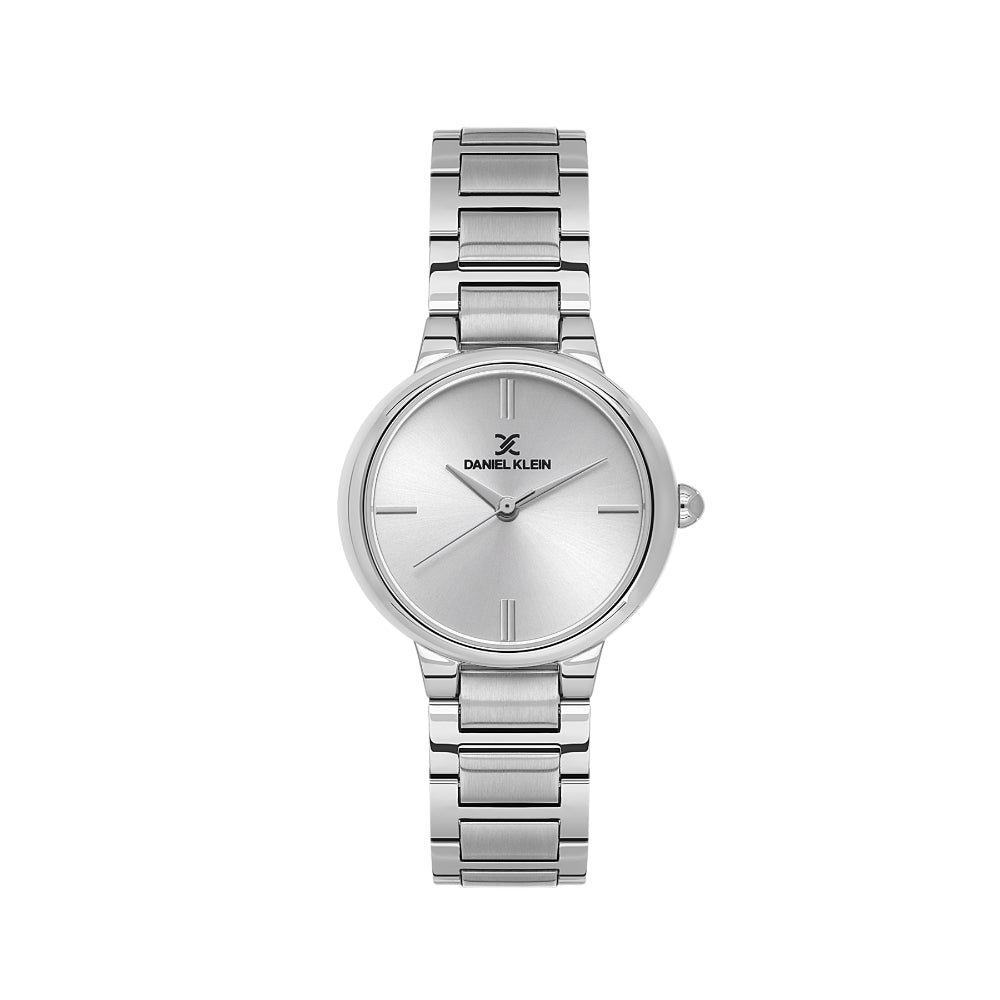 Daniel Klein Premium Silver Stainless Steel Watch for Women DK.1.14100-1