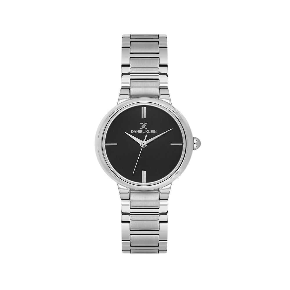 Daniel Klein Premium Silver Stainless Steel Watch for Women DK.1.14100-2