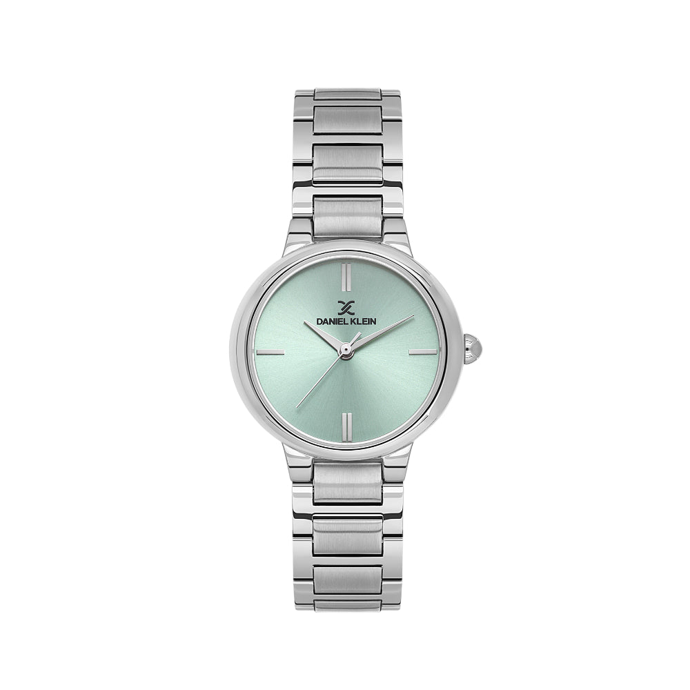 Daniel Klein Premium Silver Stainless Steel Watch for Women DK.1.14100-3