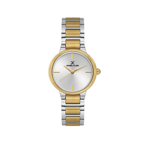 Daniel Klein Premium Silver and Gold Stainless Steel Watch for Women DK.1.14100-5 - Daniel Klein Saudi Arabia