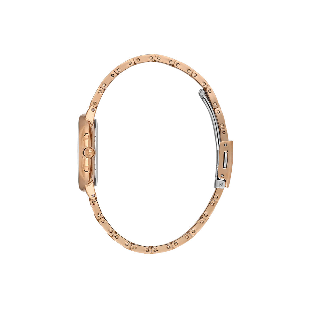 دانيال كلاين ساعة ستانلس ستيل ذهبي وردي للنساء DK.1.14100-6