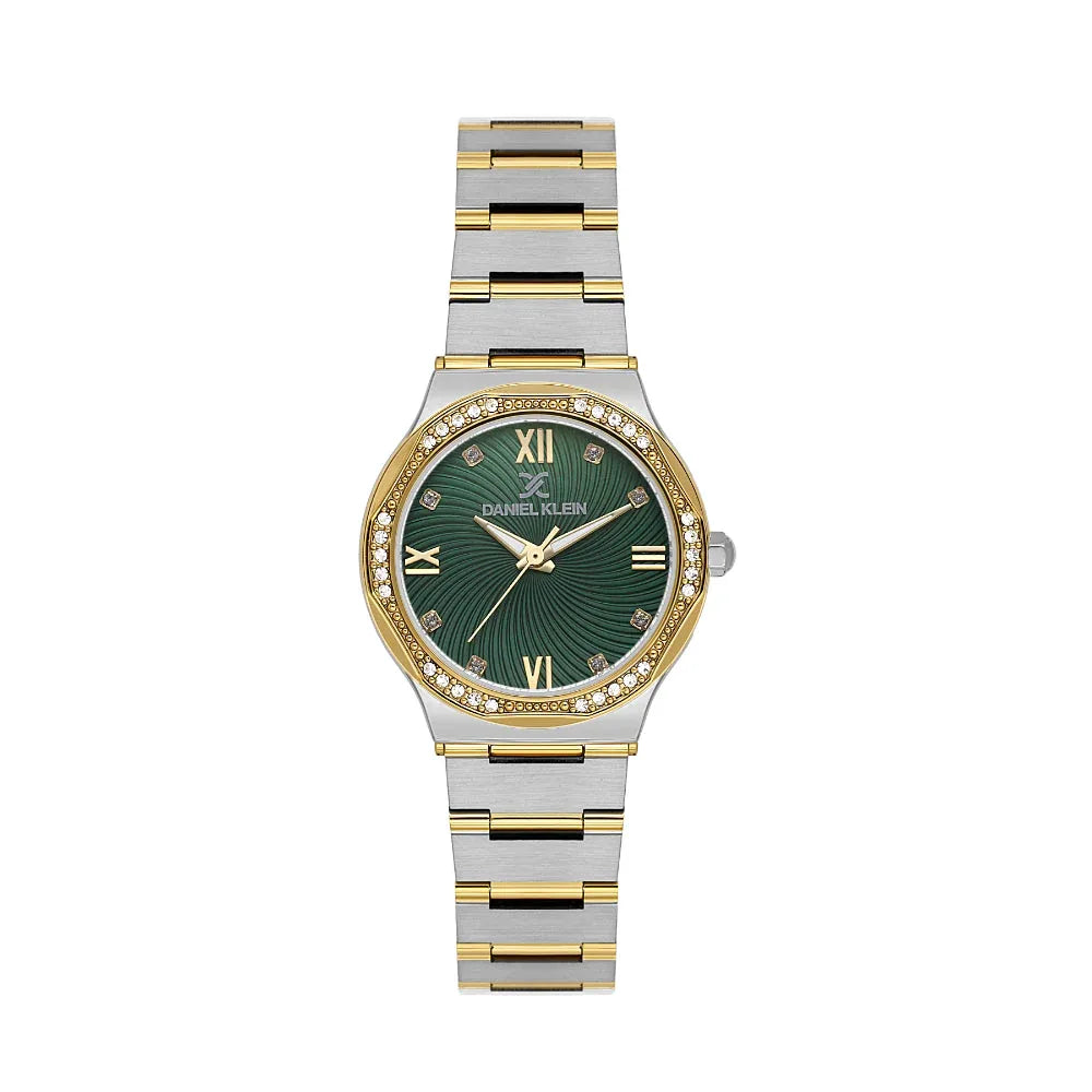 Daniel Klein Premium Silver and Gold Stainless Steel Watch for Women DK.1.14101-4 - Daniel Klein Saudi Arabia