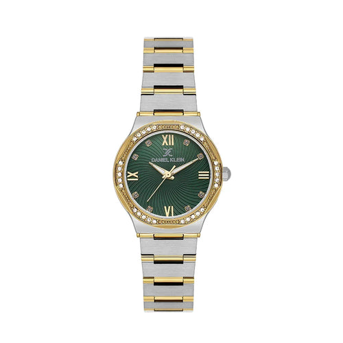 Daniel Klein Premium Silver and Gold Stainless Steel Watch for Women DK.1.14101-4 - Daniel Klein Saudi Arabia