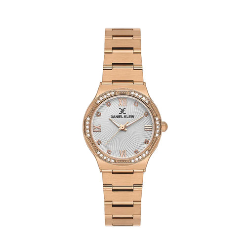 Daniel Klein Premium Rose Gold Stainless Steel Watch for Women DK.1.14101-5 - Daniel Klein Saudi Arabia