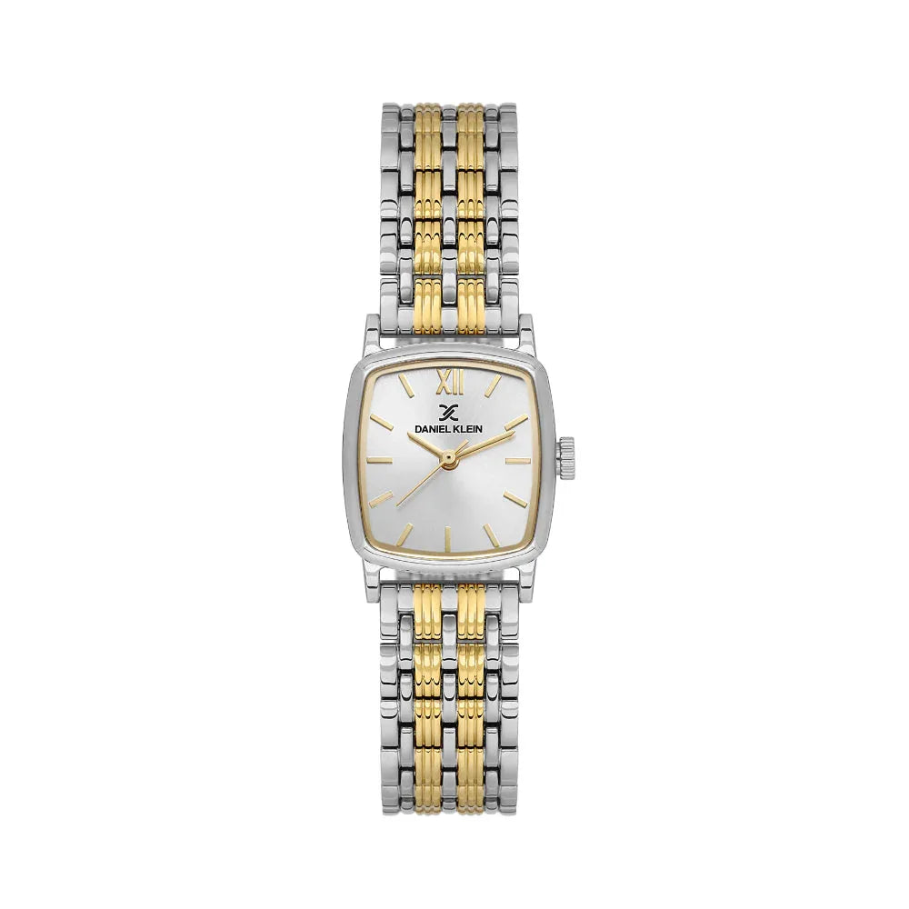 Daniel Klein Premium Silver and Gold Stainless Steel Watch for Women DK.1.14102-4 - Daniel Klein Saudi Arabia