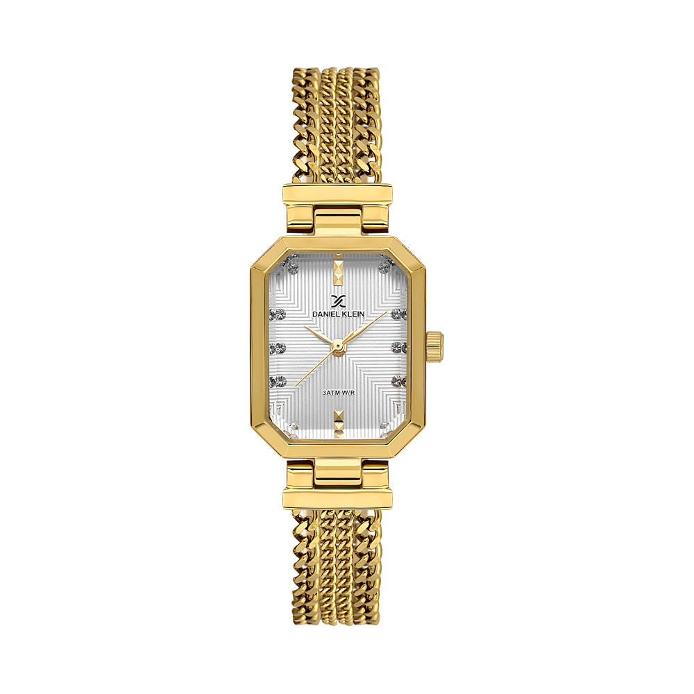 Daniel Klein Premium Gold Stainless Steel Watch for Women DK.1.14103-4