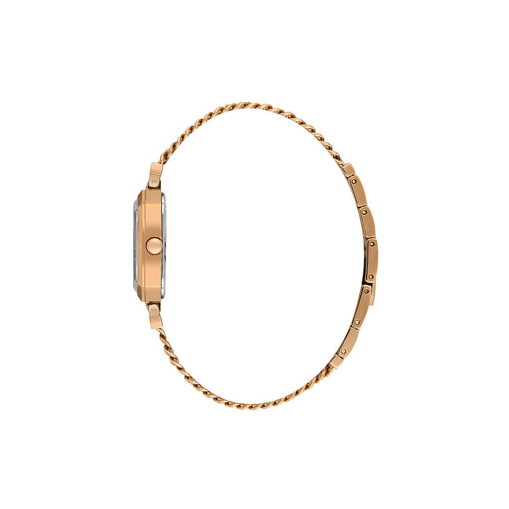 دانيال كلاين ساعة ستانلس ستيل ذهبي وردي للنساء DK.1.14103-5