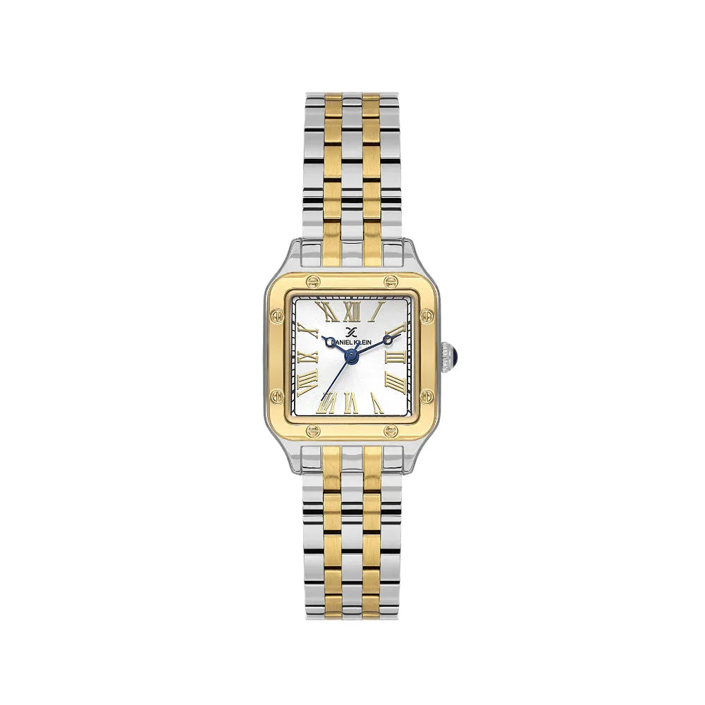 Daniel Klein Premium Silver and Gold Stainless Steel Watch for Women DK.1.14104-4 - Daniel Klein Saudi Arabia