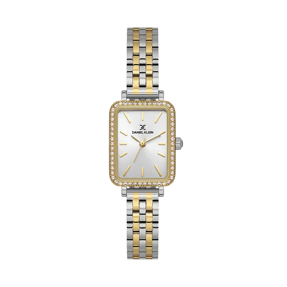 Daniel Klein Premium Silver and Gold Stainless Steel Watch for Women DK.1.14105-4 - Daniel Klein Saudi Arabia