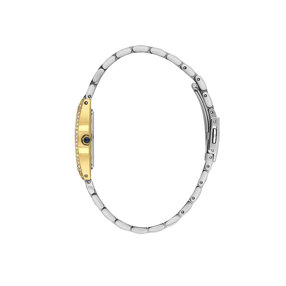 Daniel Klein Premium Silver and Gold Stainless Steel Watch for Women DK.1.14106-4