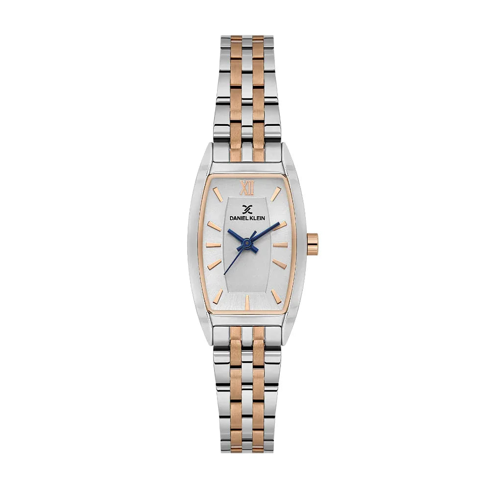 Daniel Klein Premium Silver and Rose Gold Stainless Steel Watch for Women DK.1.14107-6 - Daniel Klein Saudi Arabia