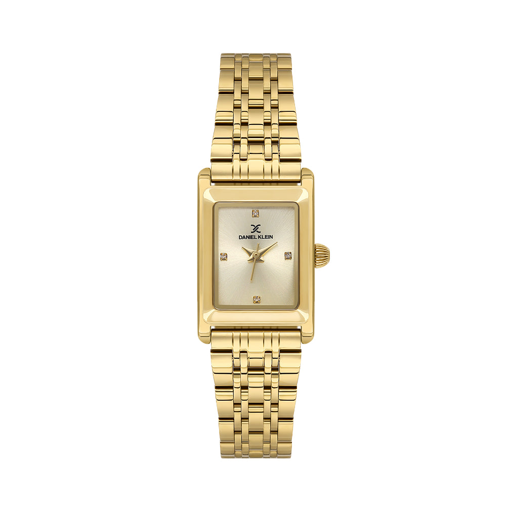 Daniel Klein Premium Gold Stainless Steel Watch for Women DK.1.14108-2