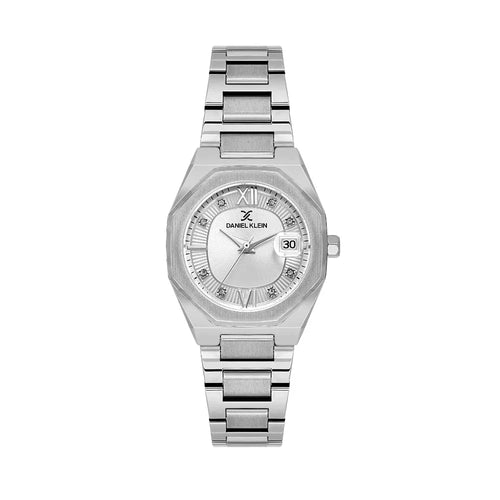 Daniel Klein Premium Silver Stainless Steel Watch for Women DK.1.14109-1 - Daniel Klein Saudi Arabia