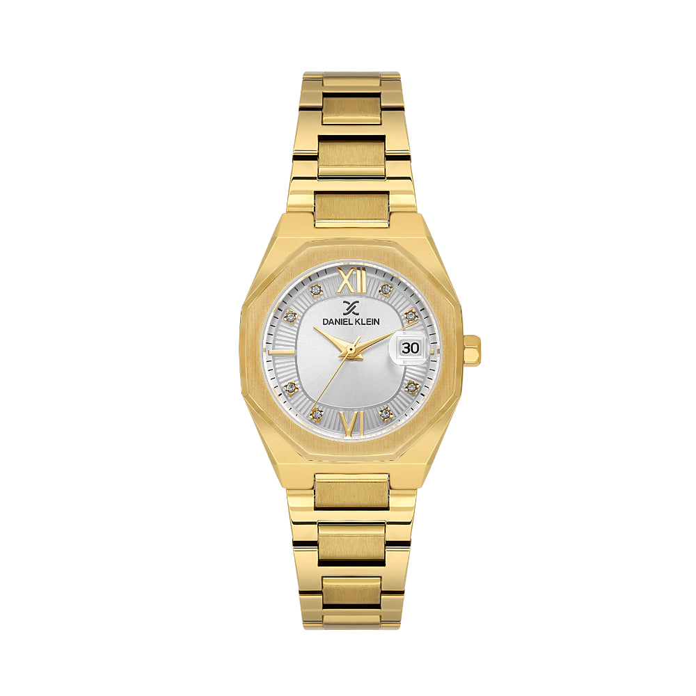 Daniel Klein Premium Gold Stainless Steel Watch for Women DK.1.14109-2