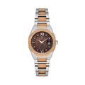 Daniel Klein Premium Silver and Rose Gold Stainless Steel Watch for Women DK.1.14109-6