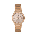 Daniel Klein Premium Silver and Rose Gold Stainless Steel Watch for Women DK.1.14110-5