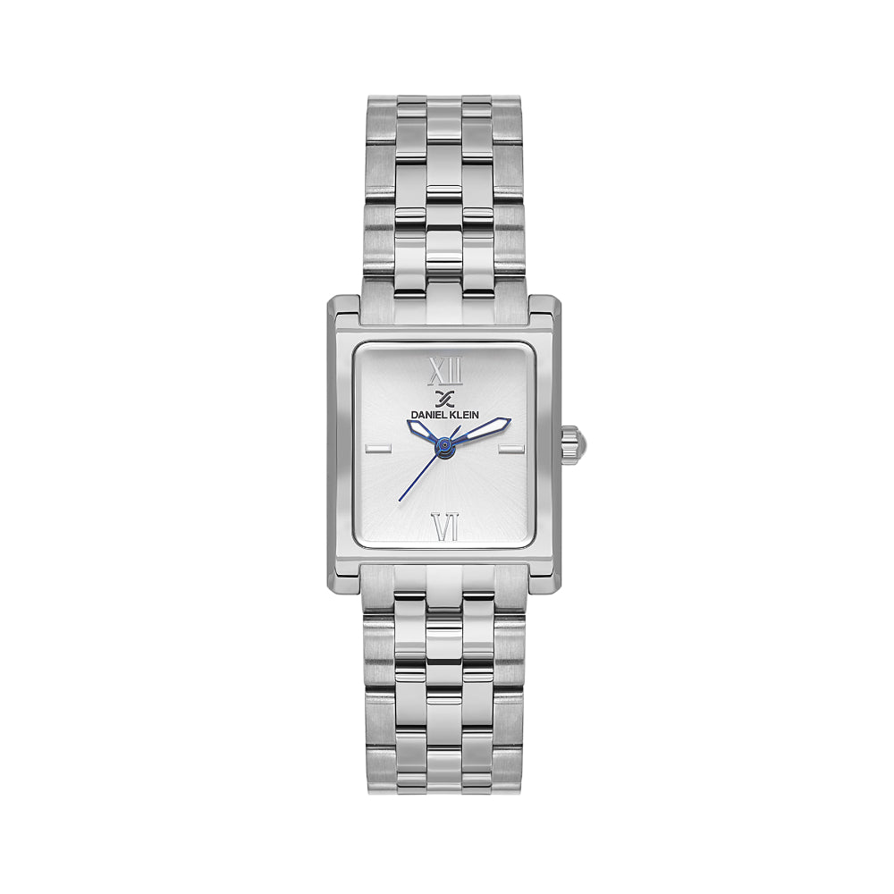Daniel Klein Premium Silver Stainless Steel Watch for Women DK.1.14111-1