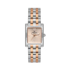 Daniel Klein Premium Silver and Rose Gold Stainless Steel Watch for Women DK.1.14111-6