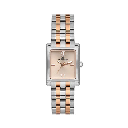 Daniel Klein Premium Silver and Rose Gold Stainless Steel Watch for Women DK.1.14111-6 - Daniel Klein Saudi Arabia