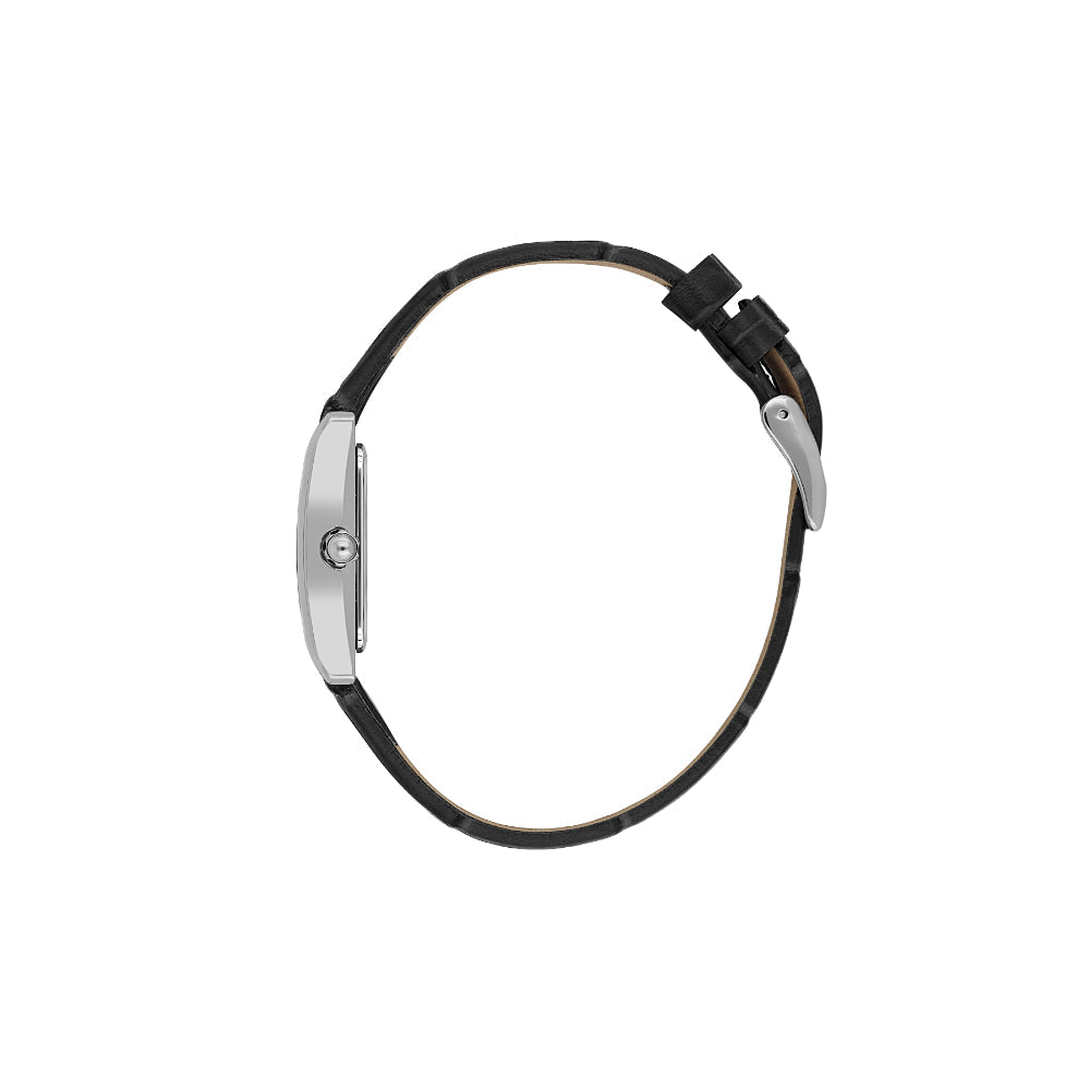 Daniel Klein Leather Black Watch for Women DK.1.14112-1