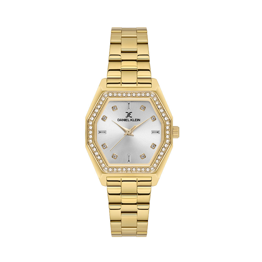 Daniel Klein Premium Gold Stainless Steel Watch for Women DK.1.14113-2