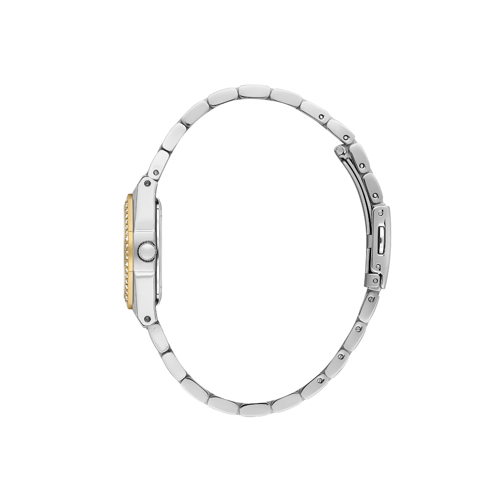 Daniel Klein Premium Silver and Gold Stainless Steel Watch for Women DK.1.14113-4