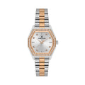 Daniel Klein Premium Silver and Rose Gold Stainless Steel Watch for Women DK.1.14113-6
