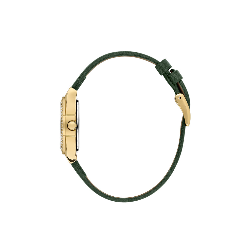 Daniel Klein Premium Green Leather Watch for Women DK.1.14114-4