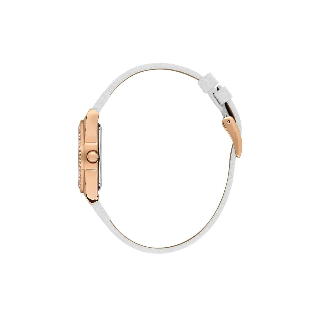 Daniel Klein Premium White Leather Watch for Women DK.1.14114-5 - Daniel Klein Saudi Arabia