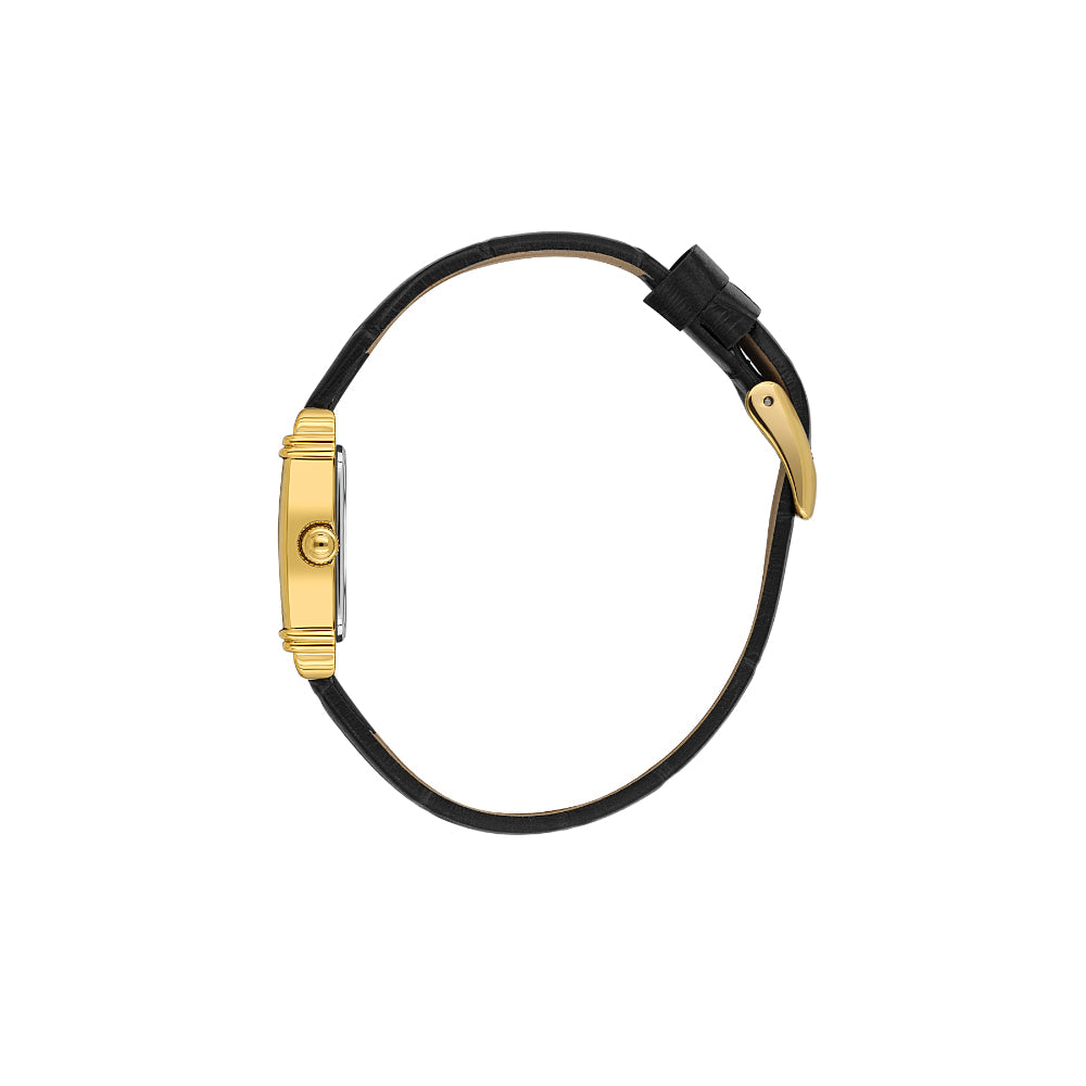 Daniel Klein Premium Black Leather Watch for Women DK.1.14116-2