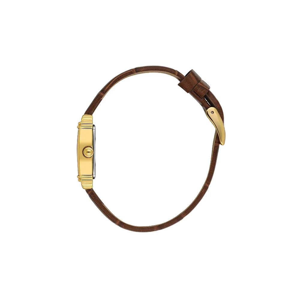 Daniel Klein Premium Dark Brown Leather Watch for Women DK.1.14116-3 - Daniel Klein Saudi Arabia