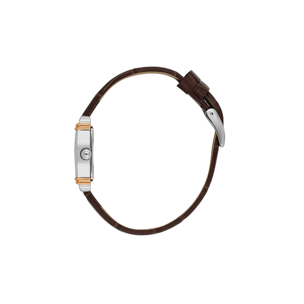 Daniel Klein Premium Dark Brown Leather Watch for Women DK.1.14116-6