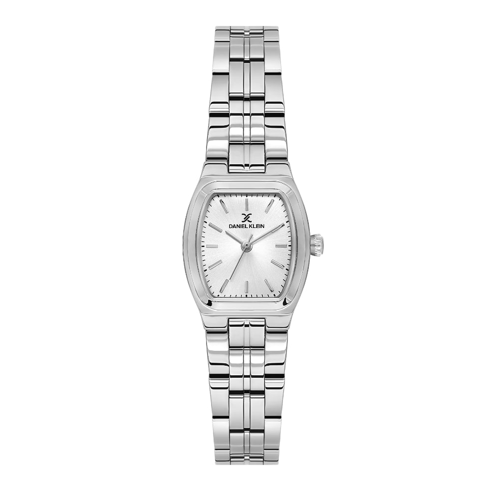 Daniel Klein Premium Silver Stainless Steel Watch for Women DK.1.14117-1