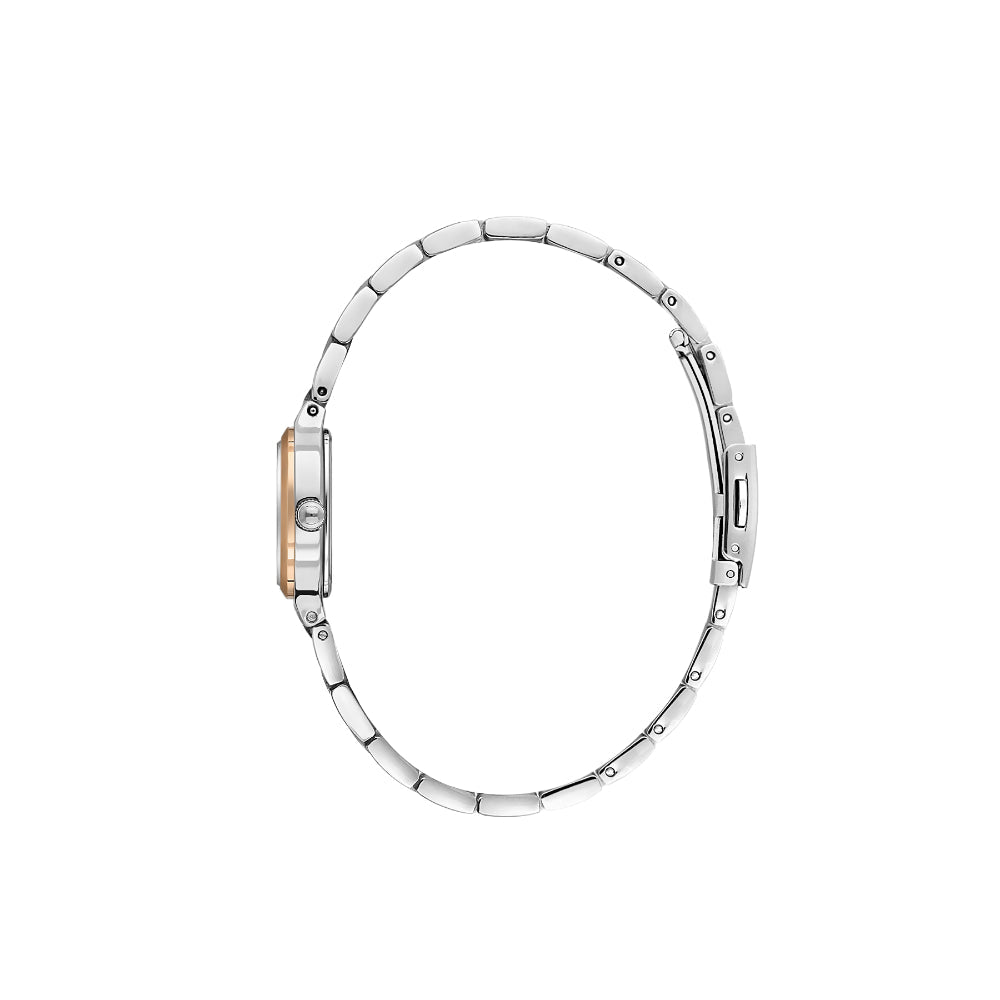 Daniel Klein Stainless Steel Silver and Rose Gold Watch for Women DK.1.14117-6