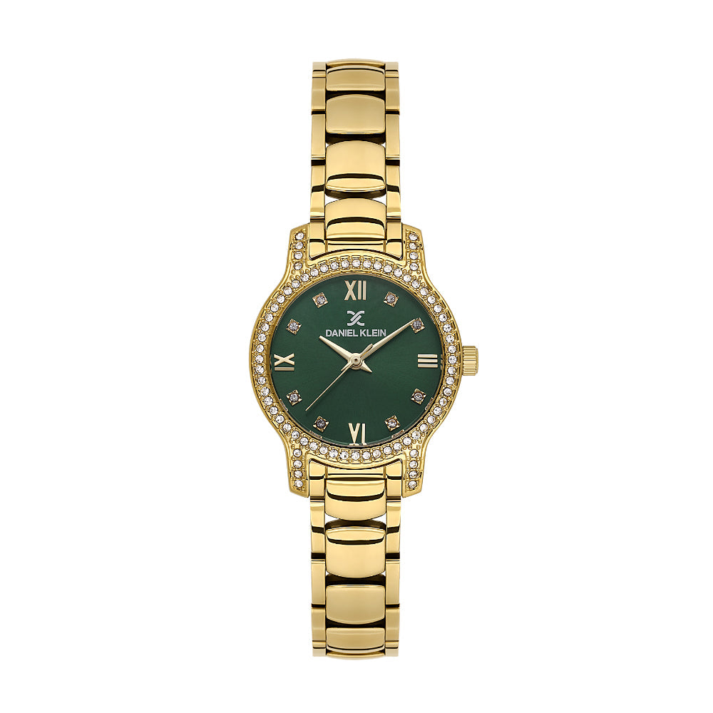 Daniel Klein Premium Gold Stainless Steel Watch for Women DK.1.14118-2
