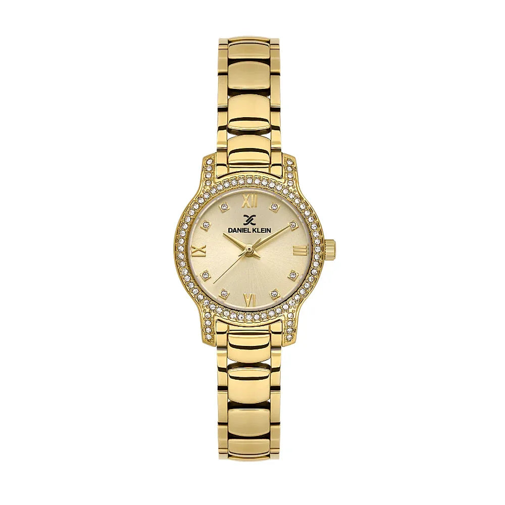 Daniel Klein Premium Gold Stainless Steel Watch for Women DK.1.14118-3 - Daniel Klein Saudi Arabia