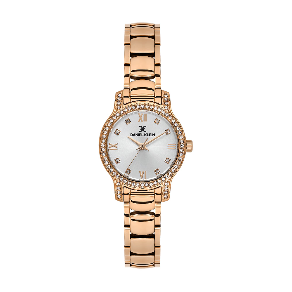 Daniel Klein Premium Rose Gold Stainless Steel Watch for Women DK.1.14118-5