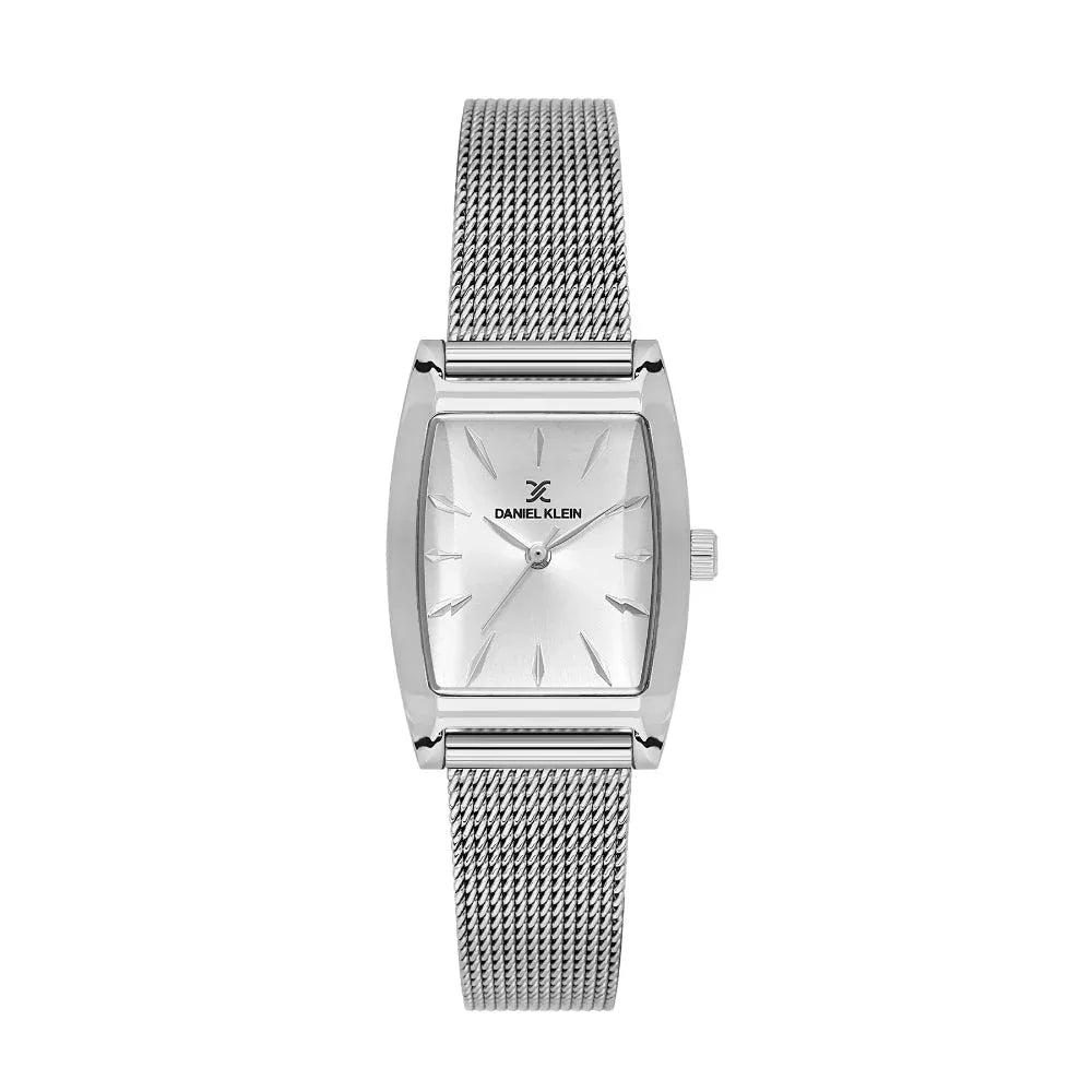 Daniel Klein Premium Silver Mesh Band Watch for Women DK.1.14119-1 - Daniel Klein Saudi Arabia