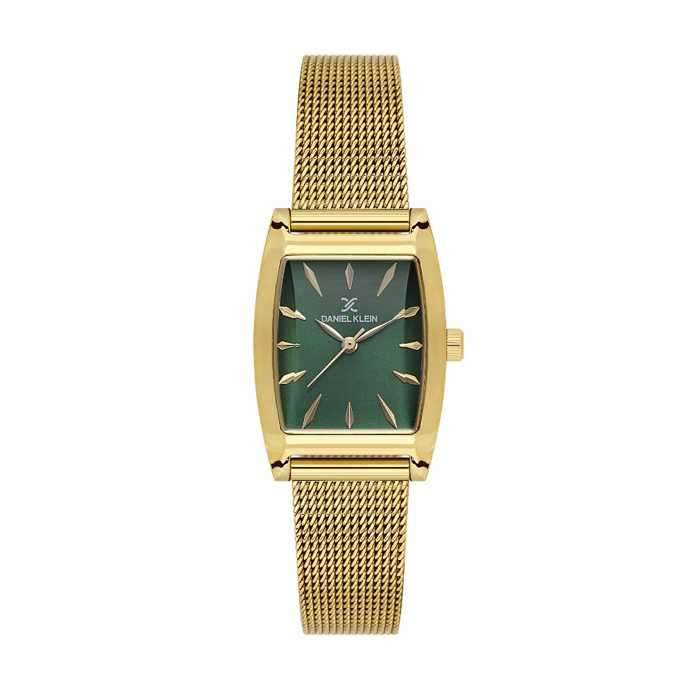 Daniel Klein Premium Gold Mesh Band Watch for Women DK.1.14119-4