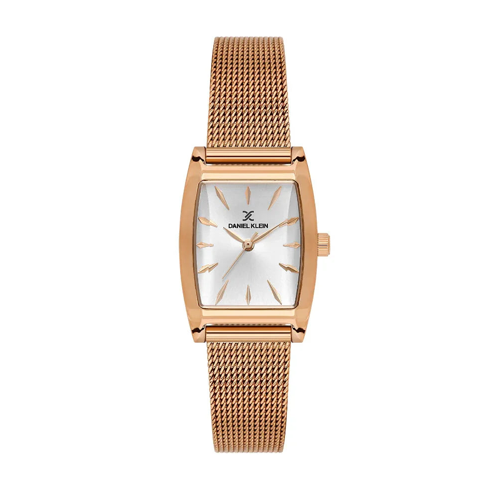 Daniel Klein Premium Rose Gold Mesh Band Watch for Women DK.1.14119-5 - Daniel Klein Saudi Arabia