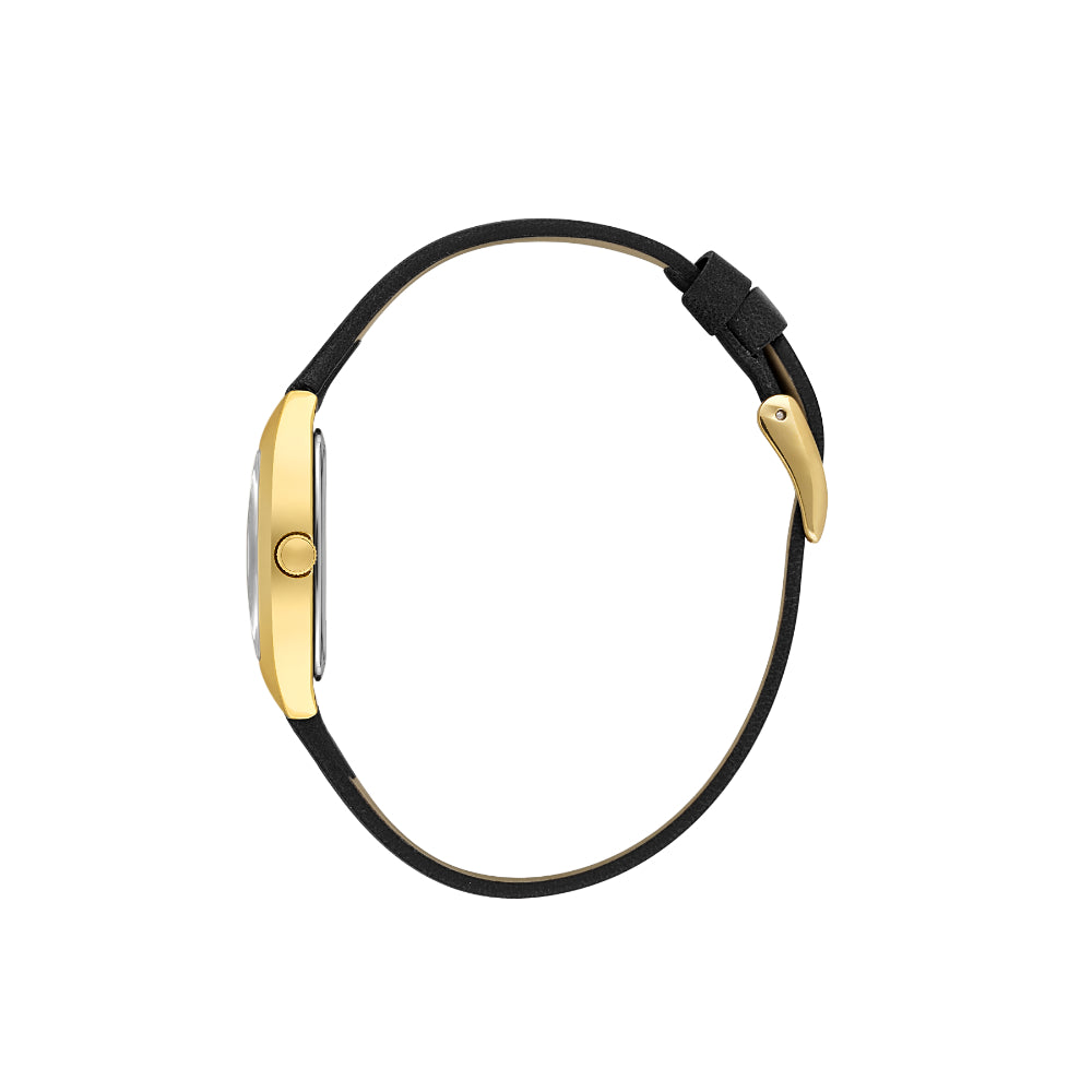 Daniel Klein Premium Black Leather Watch for Women DK.1.14120-2