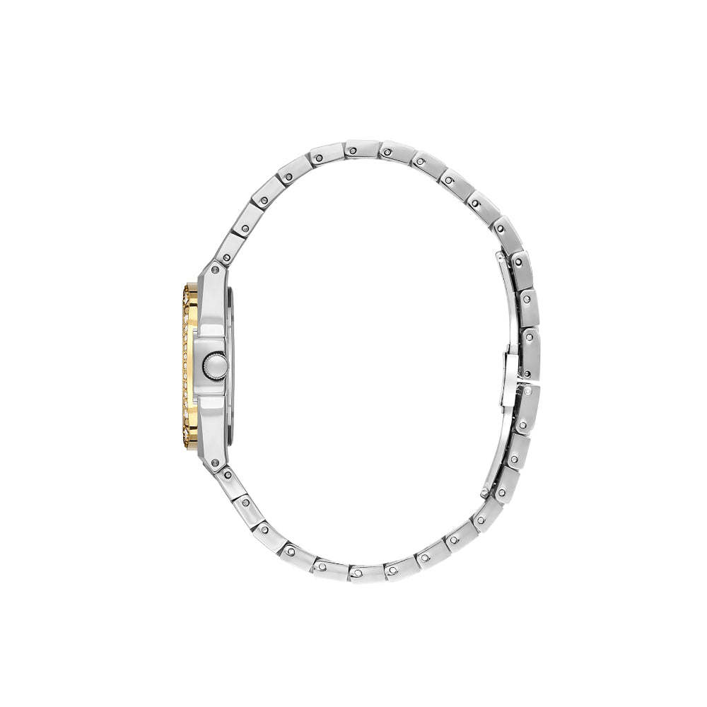 Daniel Klein Premium Silver and Gold Stainless Steel Watch for Women DK.1.14122-4