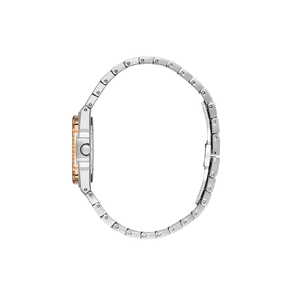 Daniel Klein Stainless Steel Silver and Rose Gold Watch for Women DK.1.14122-6