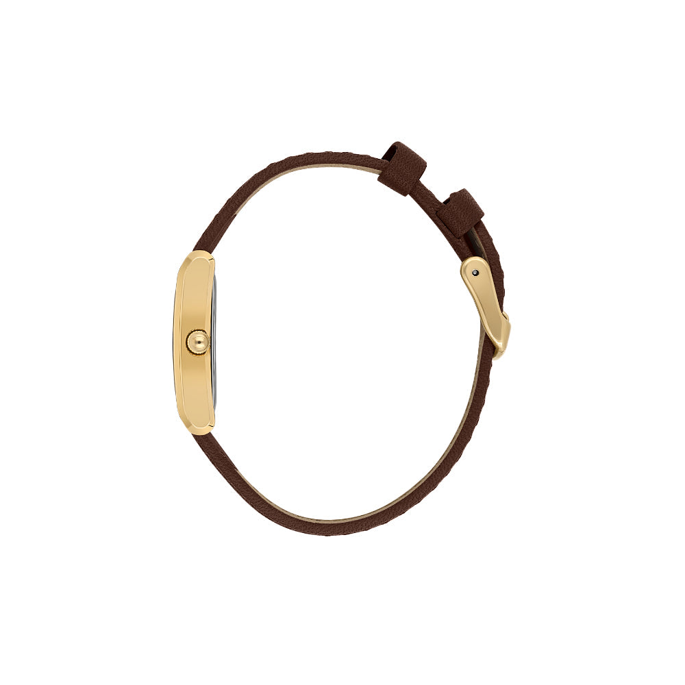 Daniel Klein Premium Brown Leather Watch for Women DK.1.14124-2