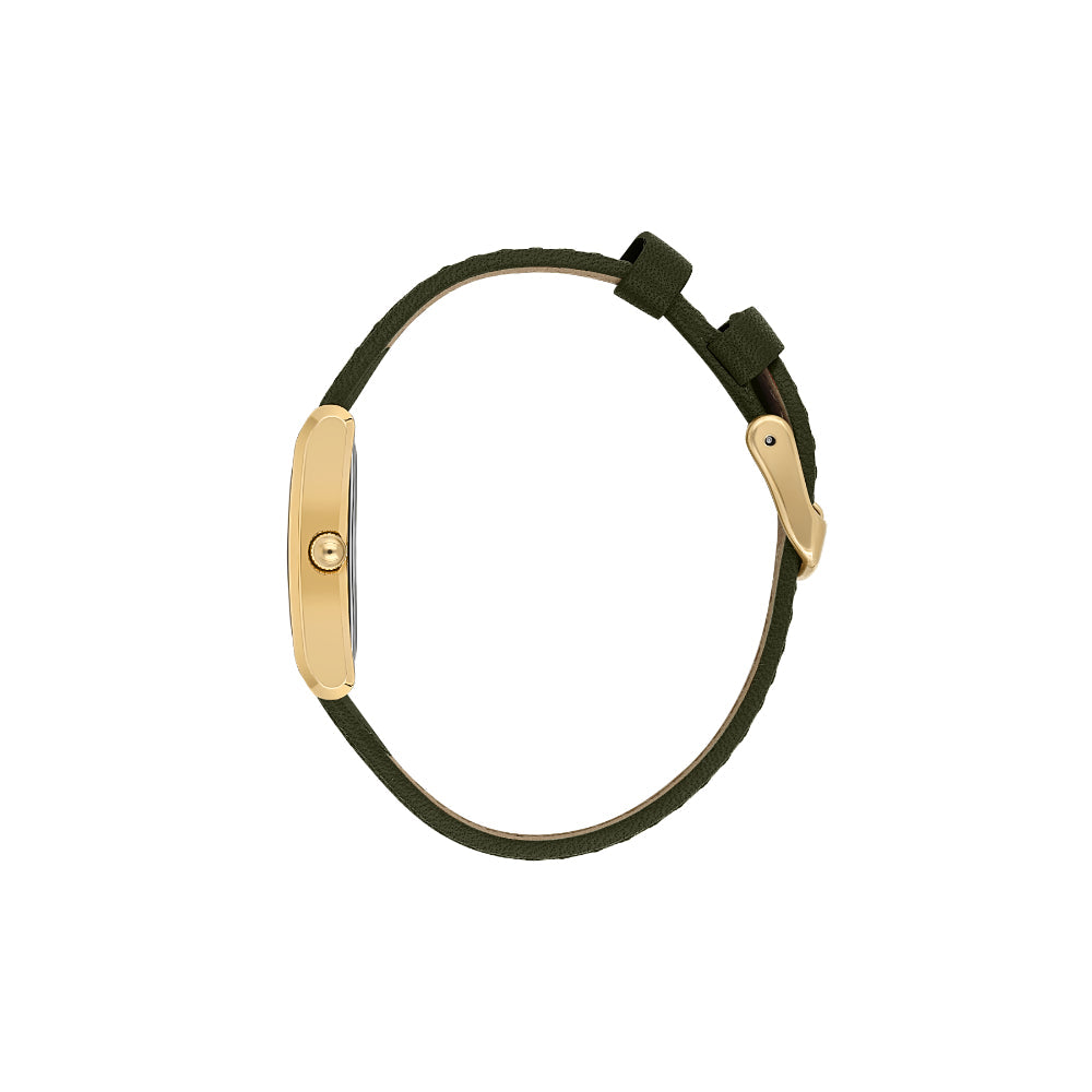 Daniel Klein Premium Green Leather Watch for Women DK.1.14124-3