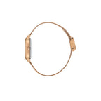 دانيال كلاين ساعة بحزام شبكي ذهبي وردي للنساء DK.1.14125-6