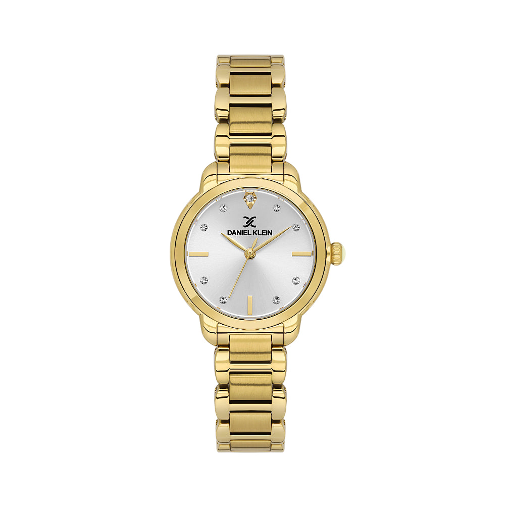 Daniel Klein Premium Gold Stainless Steel Watch for Women DK.1.14126-2
