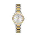 Daniel Klein Premium Silver and Gold Stainless Steel Watch for Women DK.1.14126-4
