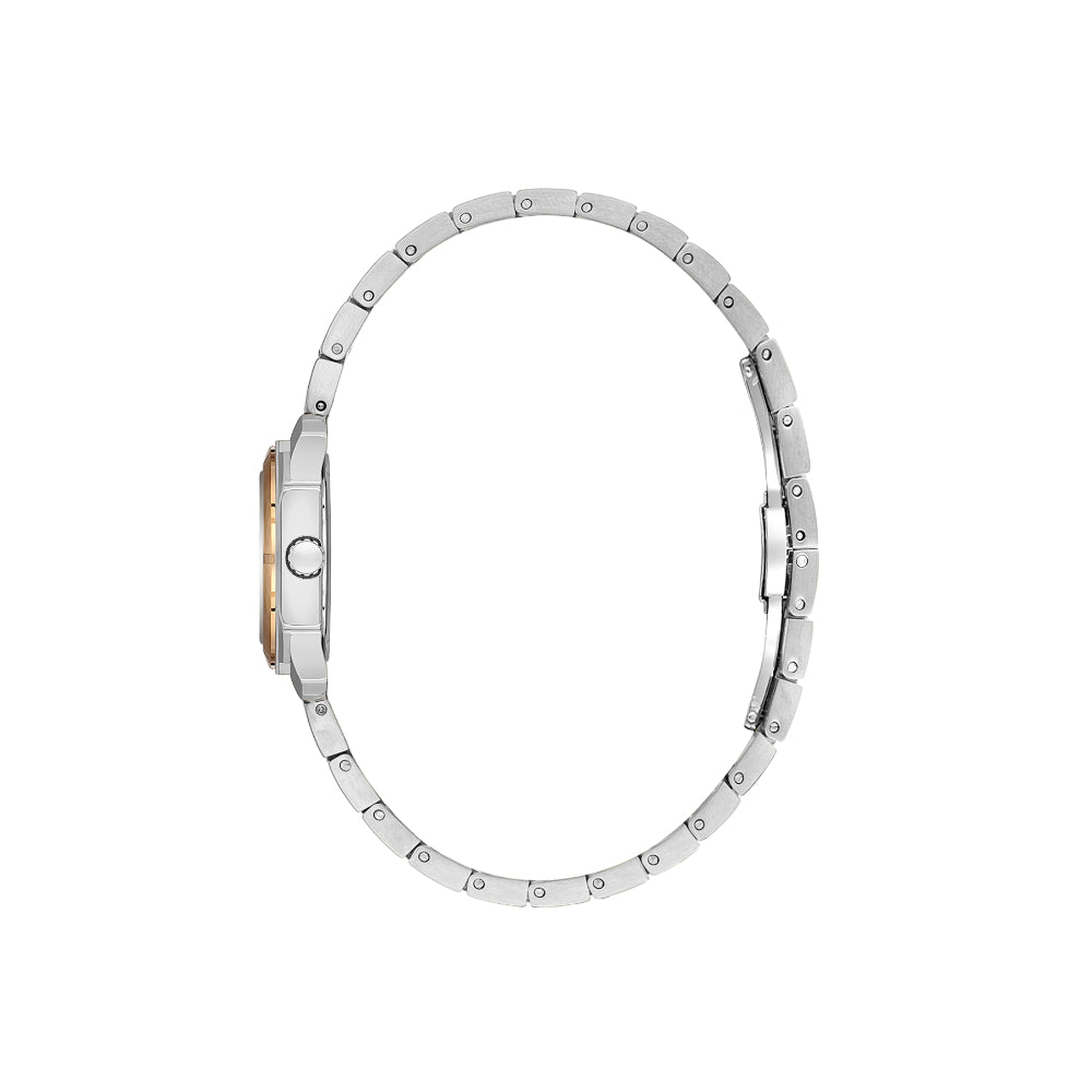 Daniel Klein Stainless Steel Silver and Rose Gold Watch for Women DK.1.14128-6