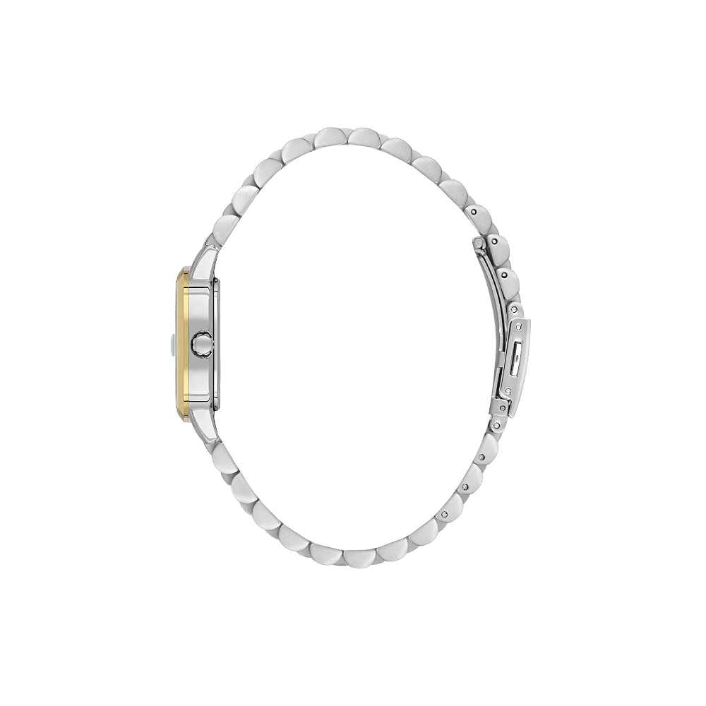 Daniel Klein Premium Silver and Gold Stainless Steel Watch for Women DK.1.14129-5